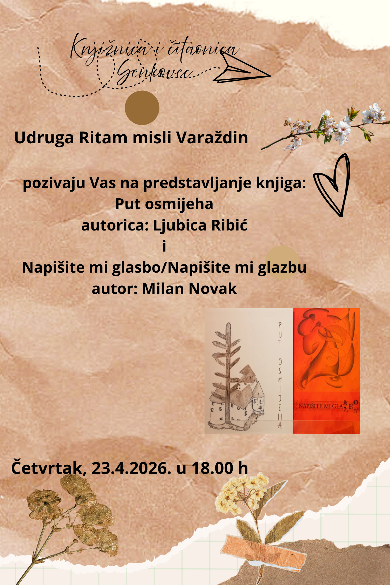 Noć knjige 2026 Ljubica i Milan